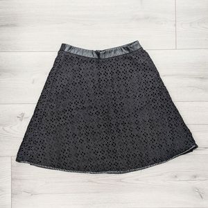 Ann Taylor Black Midi skirt